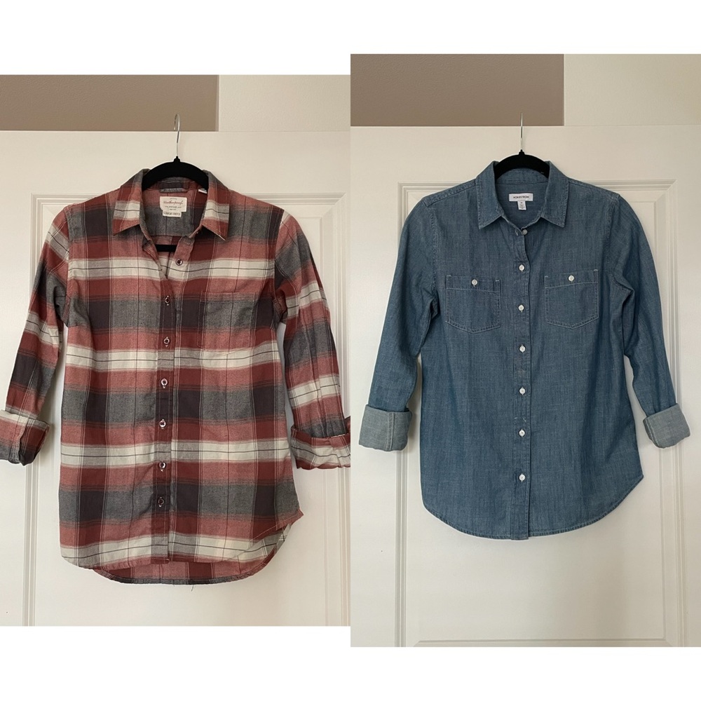 Women’s Cotton Over Shirt 2-pack / Size XS NWOT